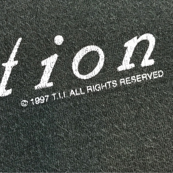 Jerzees Titanic The Exhibition 1997 Vintage Men’s Black Crewneck T-Shirt Size XL - Picture 3 of 6